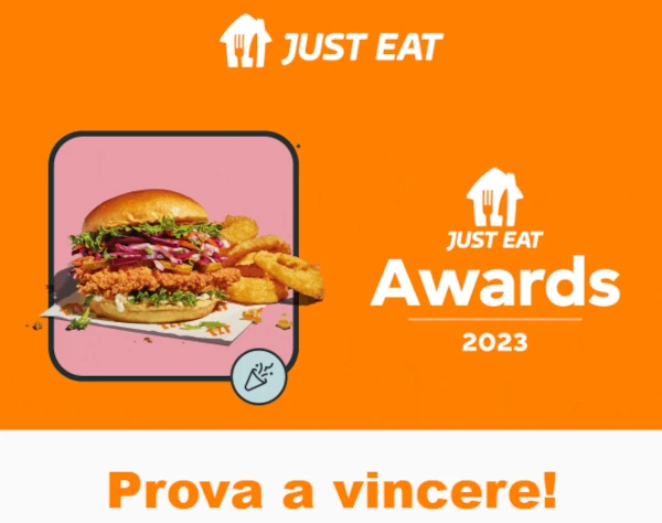 Concorso Just Eat Awards 2023