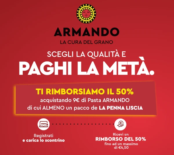 Cashback Pasta Armando