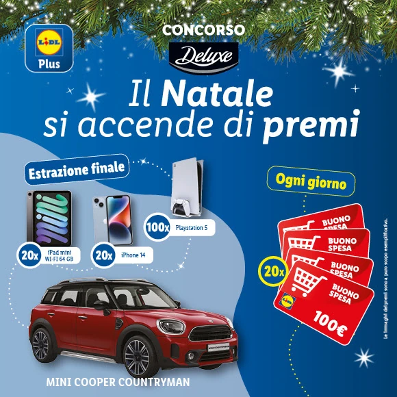 Concorso LIDL Deluxe Natale 2023