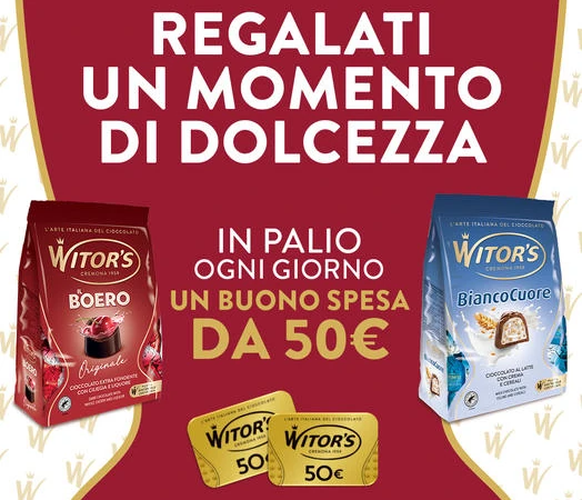 Concorso Witor’s Regalati un Momento di Dolcezza