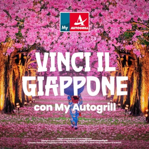 Concorso VINCI IL GIAPPONE CON MY AUTOGRILL