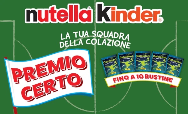 Operazione a premio KINDER E NUTELLA FIGURINE